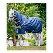 Nature Horse - COUVERTURE AMIGO RIPSTOP 900 PLUS 200G HORSEWARE Navy/Titanium Grey;taille