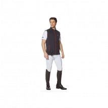 Privilège Équitation - GILET SANS MANCHES SOFTSHELL AIRSAFE HOMME PRIVILÈGE ÉQUITATION Noir;taille