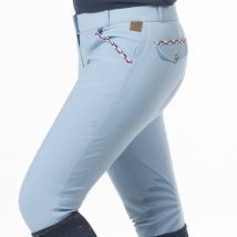 Flags&Cup - PANTALON D'ÉQUITATION MENDOZA JUNIOR FLAGS&CUP Bleu ciel;taille