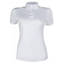 HKM - POLO DE CONCOURS MANCHES COURTES HKM Blanc;taille