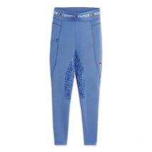 Tommy Hilfiger Equestrian - LEGGING SMART FULL SEAT TOMMY HILFIGER EQUESTRIAN Bleu ciel;taille