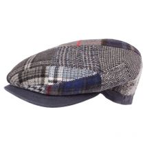 Horka - CASQUETTE TWEED PATCHWORK HORKA Bleu;taille