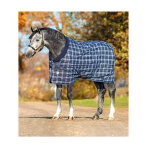 Horseware - COUVERTURE RHINO ORIGINAL STABLE MED VARI LAYER HORSEWARE Navy Check;taille