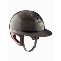 FreeJump - Casque Voronoï Carbone Avec Protection Temporale Black Glossy Visière Longue Freejump