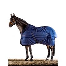 Horseware - COUVERTURE RAMBO COSY STABLE 100G HORSEWARE Navy/Burg