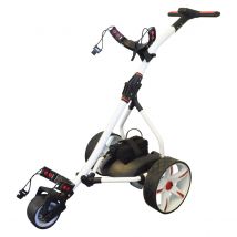 Pro Rider Leisure 36 Hole Electric Golf Trolley - White & Red