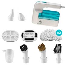 Nusteam 11 Piece Steam Cleaning System - White And Blue