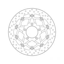 Disque de frein AV rond flottant Brembo Serie ORO 78B40889