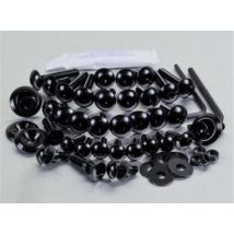 Kit visserie carénage Pro-Bolt alu noir FZ6 Fazer S2 (07-10)