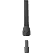 Adaptateur rétroviseur noir Circuit 959 (pas de vis à l'envers)