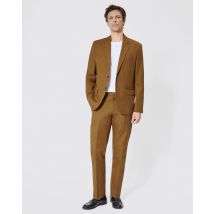 Anzugjacke Aus Baumwolle Leinen Bronze - Hochzeitsgast Outfit Herren - The Kooples