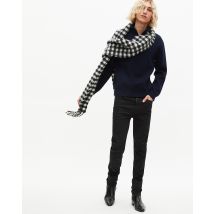 Double-faced Navy Trucker-neck Sweater - The Kooples