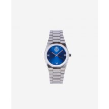 Montre Avec Blazon Argentée Cadran Bleu - The Kooples