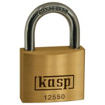 Kasp 125 Series Premium Brass Padlock 50mm Standard