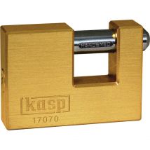 Kasp 170 Series Brass Shutter Padlock 70mm Standard