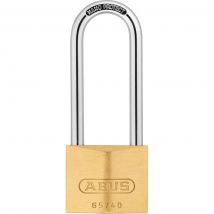 Abus 65 Series Brass Padlock With 63mm Long Shackle 40mm Extra Long