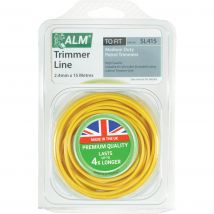 ALM Sl415 Medium Duty Petrol Grass Trimmer Line 2.4mm 15m