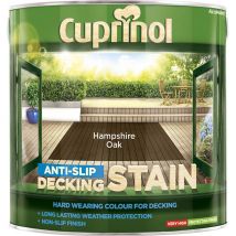 Cuprinol Anti Slip Decking Stain Hampshire Oak 2.5l
