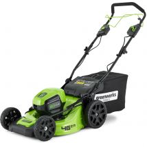 Greenworks GD60LM46SP 60v Cordless Self Propelled Brushless Rotary Lawnmower 460mm No Batteries No Charger
