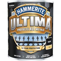 Hammerite Ultima Metal Paint Matt Matt Black 750ml
