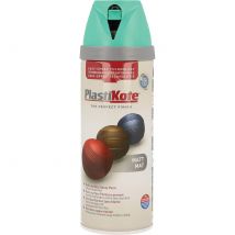 Plastikote Premium Matt Aerosol Spray Paint Classic Teal 400ml