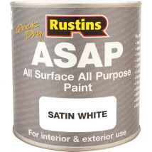 Rustins ASAP All Surface All Purpose Paint White 250ml