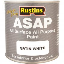 Rustins ASAP All Surface All Purpose Paint White 500ml