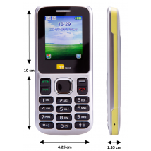 TTfone TT130 Red colour Dual SIM with USB cable only| Cheap Basic 2G Mobile Phone | TTfone.com