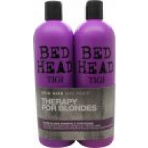 Tigi Duo Pack Bed Head Dumb Blonde 750ml Shampoo + 750ml Hoitoaine