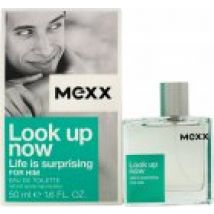 Mexx Look Up Now : Life Is Surprising for Him Eau de Toilette 50ml Spray