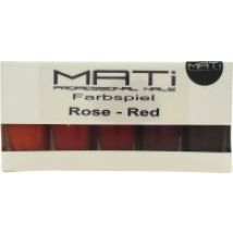 MATi Professional Nails Gift Set Red Rose 5 x 5ml Nail Polish