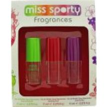 Miss Sporty Gift Set 11ml Pump Up Booster EDT + 11ml Clubbing Proof EDT + 11ml Crush On You EDT