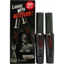 Benefit Lashes With Altitude Gift Set 2 x 8.5g They're Real Mascara - Jet Black