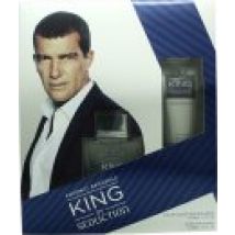 Antonio Banderas King Of Seduction Gift Set 50ml EDT + 50ml Aftershave Balm
