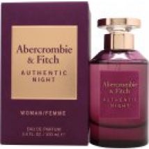 Abercrombie & Fitch Authentic Night Eau de Parfum 100ml Spray