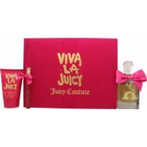 Juicy Couture Viva La Juicy Gift Set 100ml EDP + 125ml Body Souffle + 10ml EDP