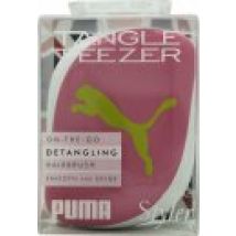 Tangle Teezer X Puma Compact Styler Detangling Hair Brush - Neon Yellow