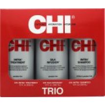CHI Infra Trio Gift Set 355ml Infra Shampoo + 355ml Infra Treatment + 355ml Silk Infusion