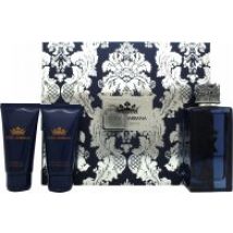 Dolce & Gabbana K Gift Set 100ml EDP + 50ml After Shave Balm + 50ml Shower Gel