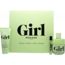 Rochas Girl Gift Set 100ml EDT + 7.5ml EDT + 100ml Body Lotion