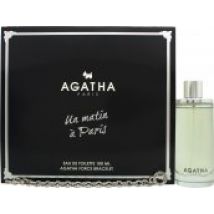 Agatha Paris Un Matin à Paris Gift Set 100ml EDT Spray + Bracelet
