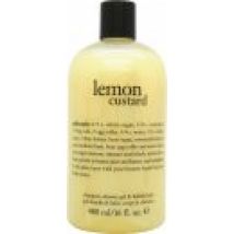 Philosophy Lemon Custard Shampoo,Shower Gel & Bubble Bath 480ml