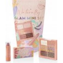 Sunkissed Naturally Glam Mini Gift Set 8.4g Eyeshadow Pallet + 3.3g Lipstick + 1 Pair False Eyelashes + 1g Lash Glue