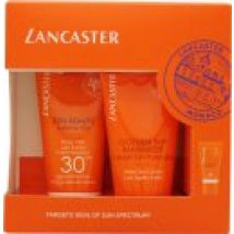 Lancaster Sun Beauty Gift Set 50ml Sun Beauty Body Milk SPF30 + 50ml After Sun Golden Maximiser + 3ml Sun Beauty Face Cream SPF30