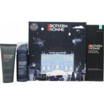 Biotherm Homme Aquapower Gift Set 75ml Aquapower Advanced Gel + 4ml Basic Line Cleanser + 50ml Foam Shaver