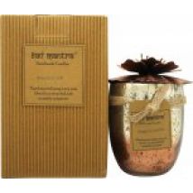 Bali Mantra Hibiscus Glass Copper Candle 500g - French Vanilla