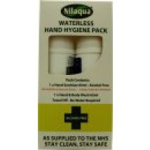 Nilaqua Waterless Hand Hygiene Pack 65ml Hand Sanitiser + 65ml Hand Wash