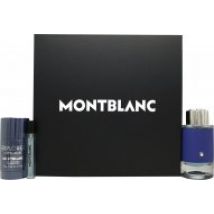 Mont Blanc Explorer Ultra Blue Gift Set 100ml EDP + 75g Deodorant Stick + 7.5ml EDP