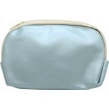 Bags Unlimited Shimmer Small Zip Pouch - Blue White