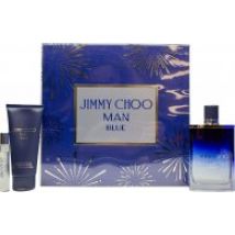 Jimmy Choo Man Blue Gift Set 100ml EDT + 100ml Shower Gel + 7.5ml EDT